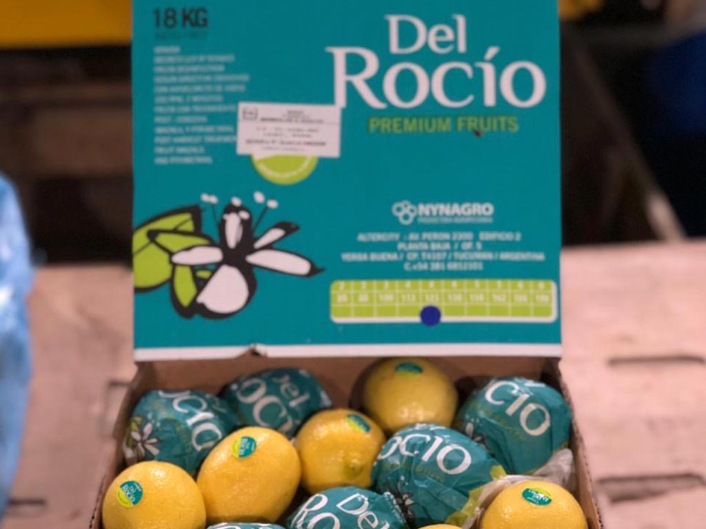 Presentation of Del Rocio lemon box
